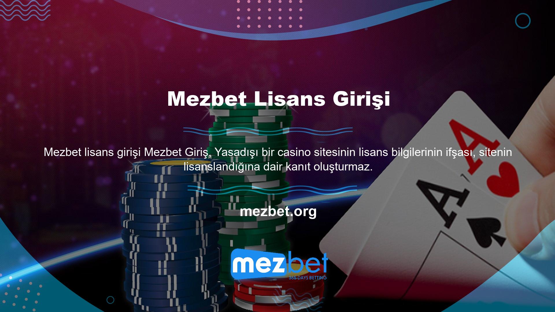 Doğruluğu garanti etmek için, bazı yasadışı casino siteleri lisans seri numaralarını ve kodlarını paylaşır